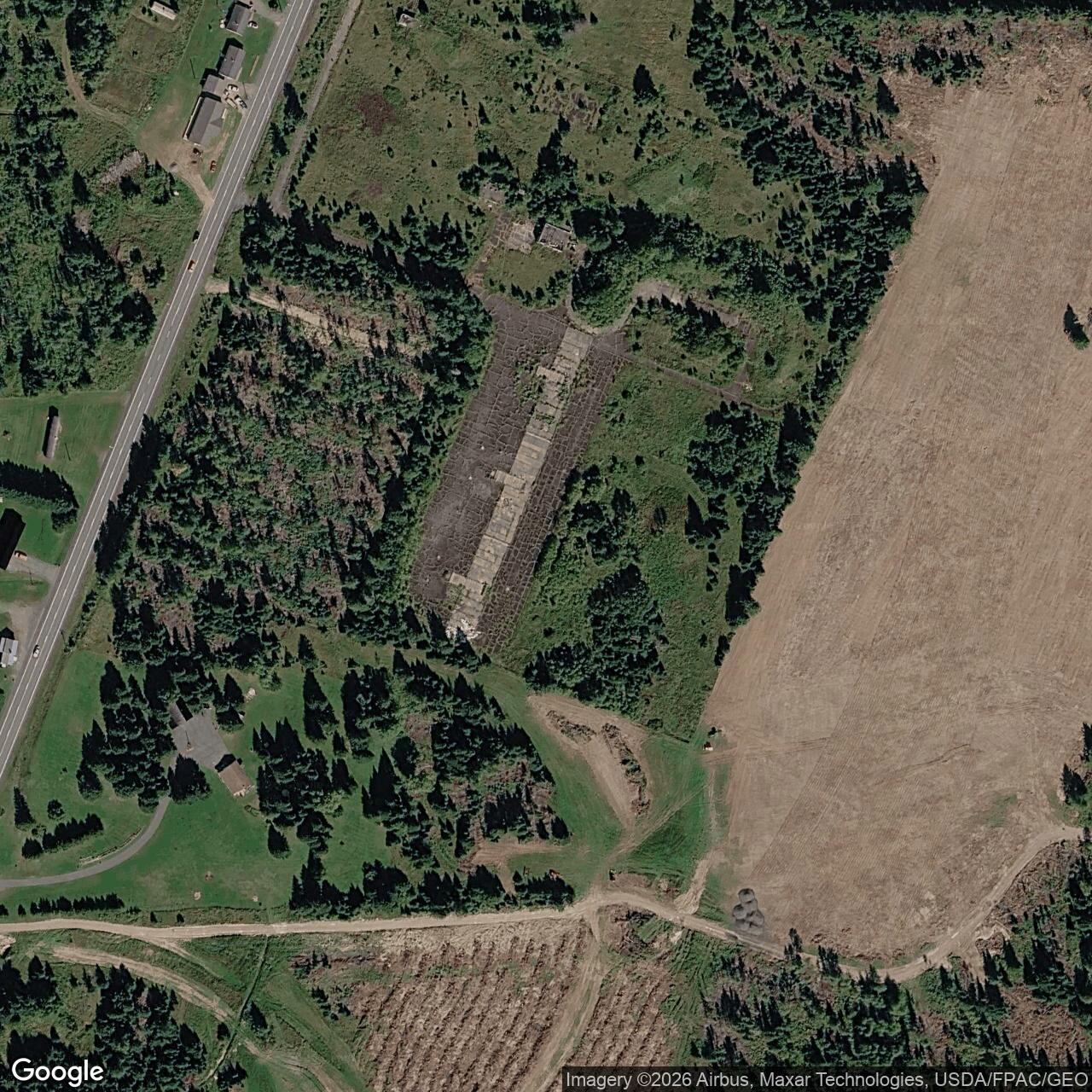 Current Google Satellite Image of Nike Site L-85L, Maine