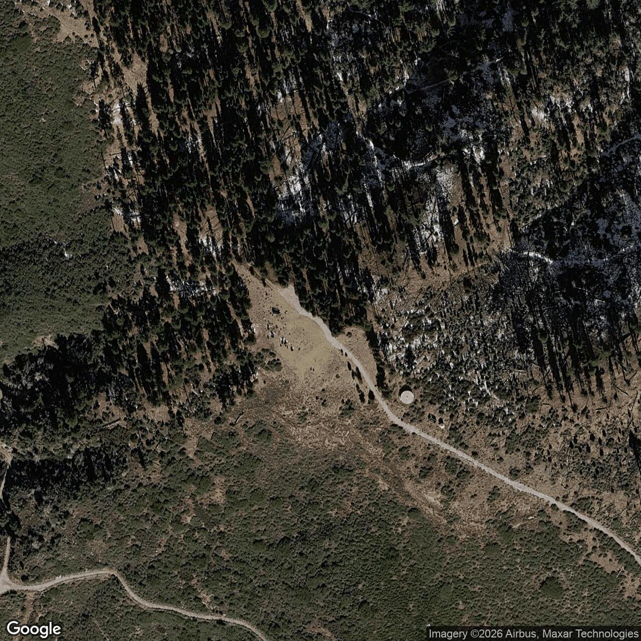 Current Google Satellite Image of Nike Site LA-04 IFC, California