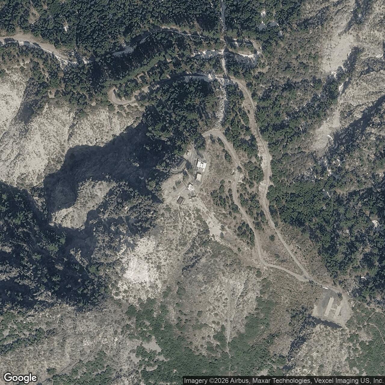Current Google Satellite Image of Nike Site LA-09 IFC, California