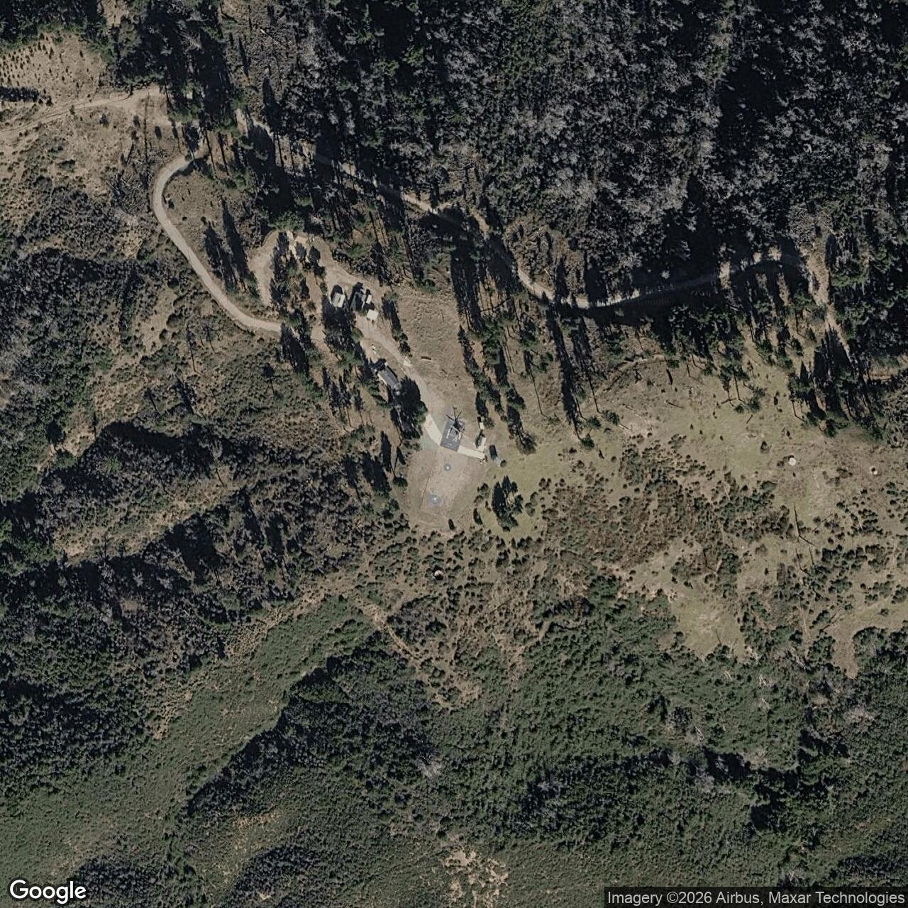 Current Google Satellite Image of Nike Site LA-09 Launch Area, California