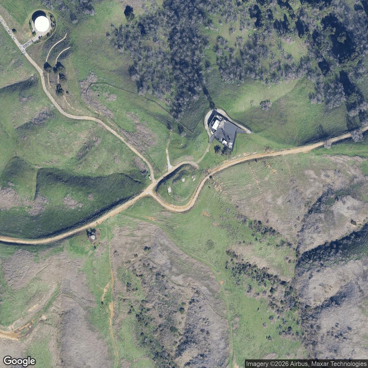 Current Google Satellite Image of Nike Site LA-29 IFC, California
