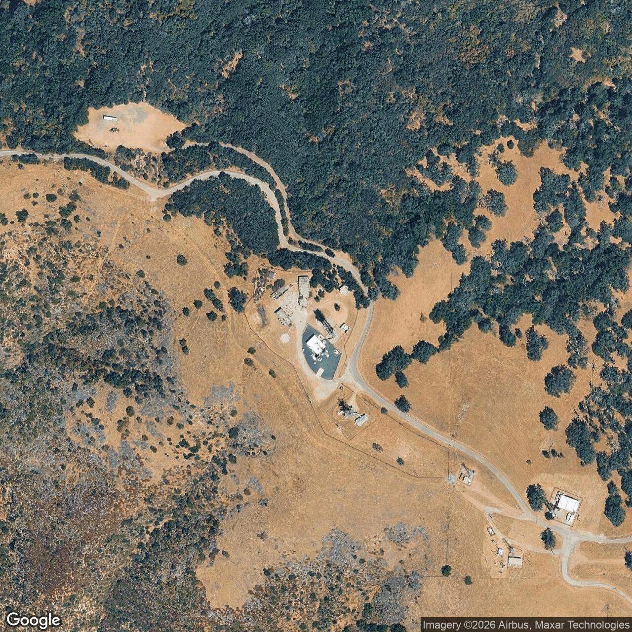 Current Google Satellite Image of Nike Site LA-88 IFC, California