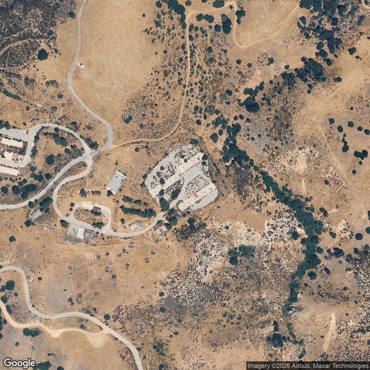 Current Google Satellite Image of Nike Site LA-88 Launch Area, California