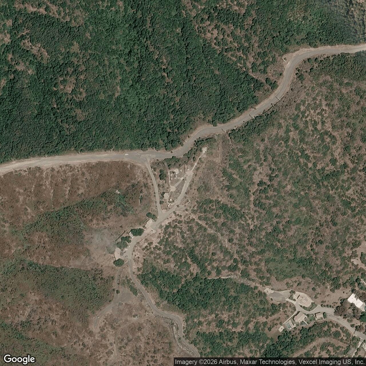 Current Google Satellite Image of Nike Site LA-96 IFC, California
