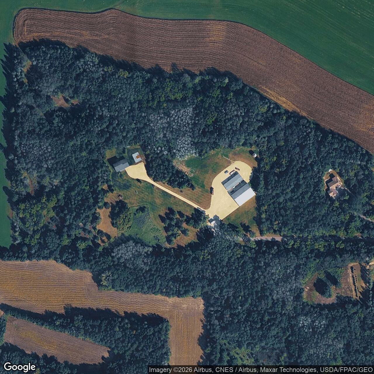 Current Google Satellite Image of Nike Site MS-40C, Minnesota