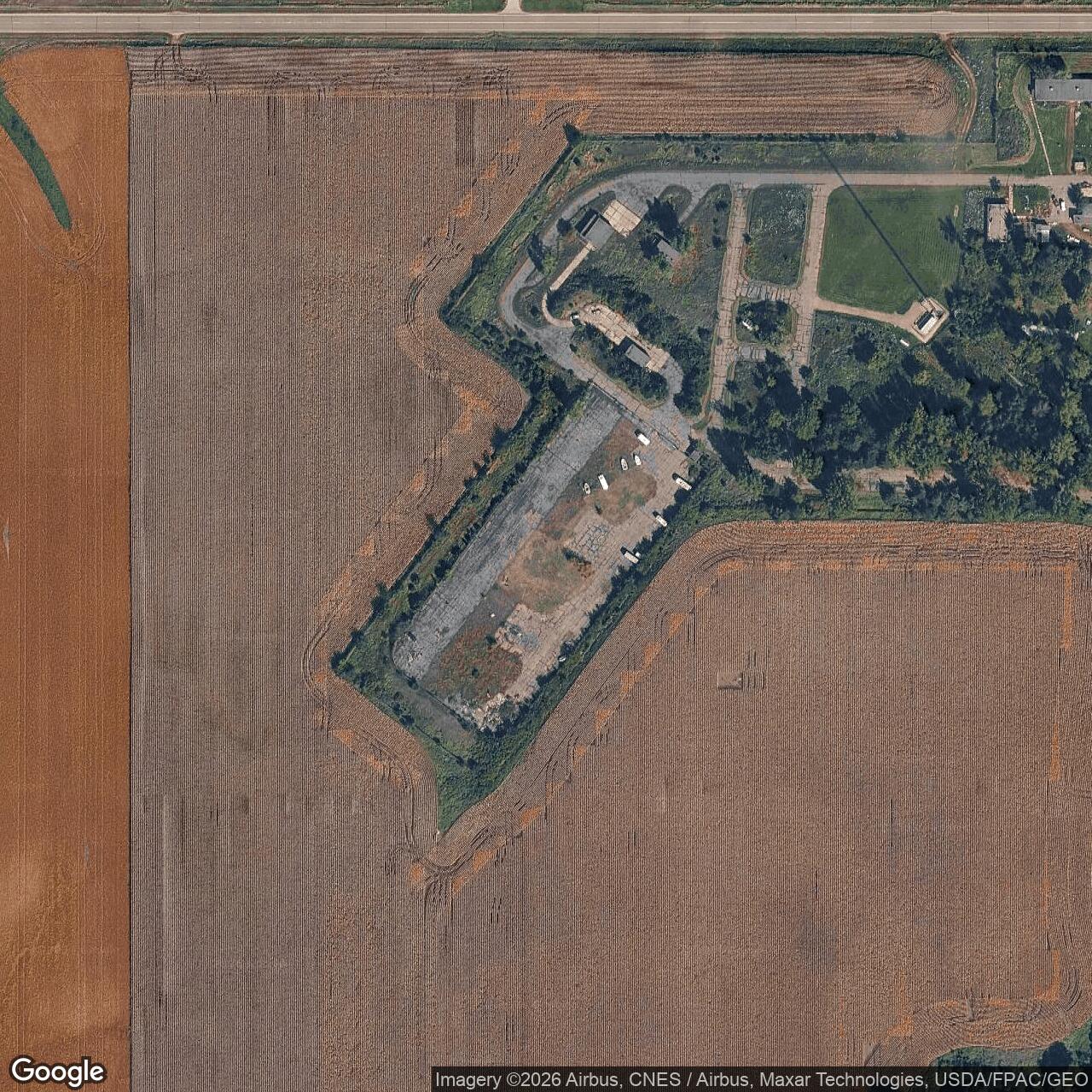 Current Google Satellite Image of Nike Site MS-40L, Minnesota