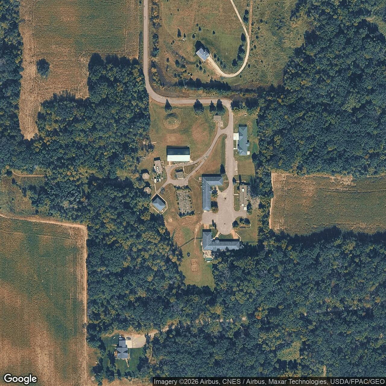 Current Google Satellite Image of Nike Site MS-90C, Minnesota