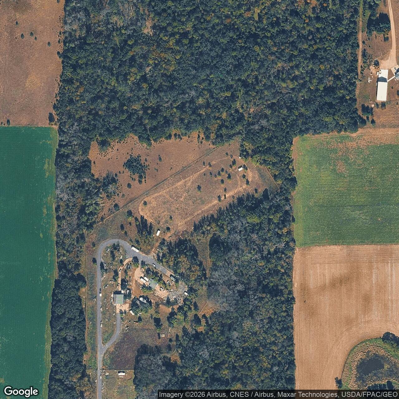 Current Google Satellite Image of Nike Site MS-90L, Minnesota