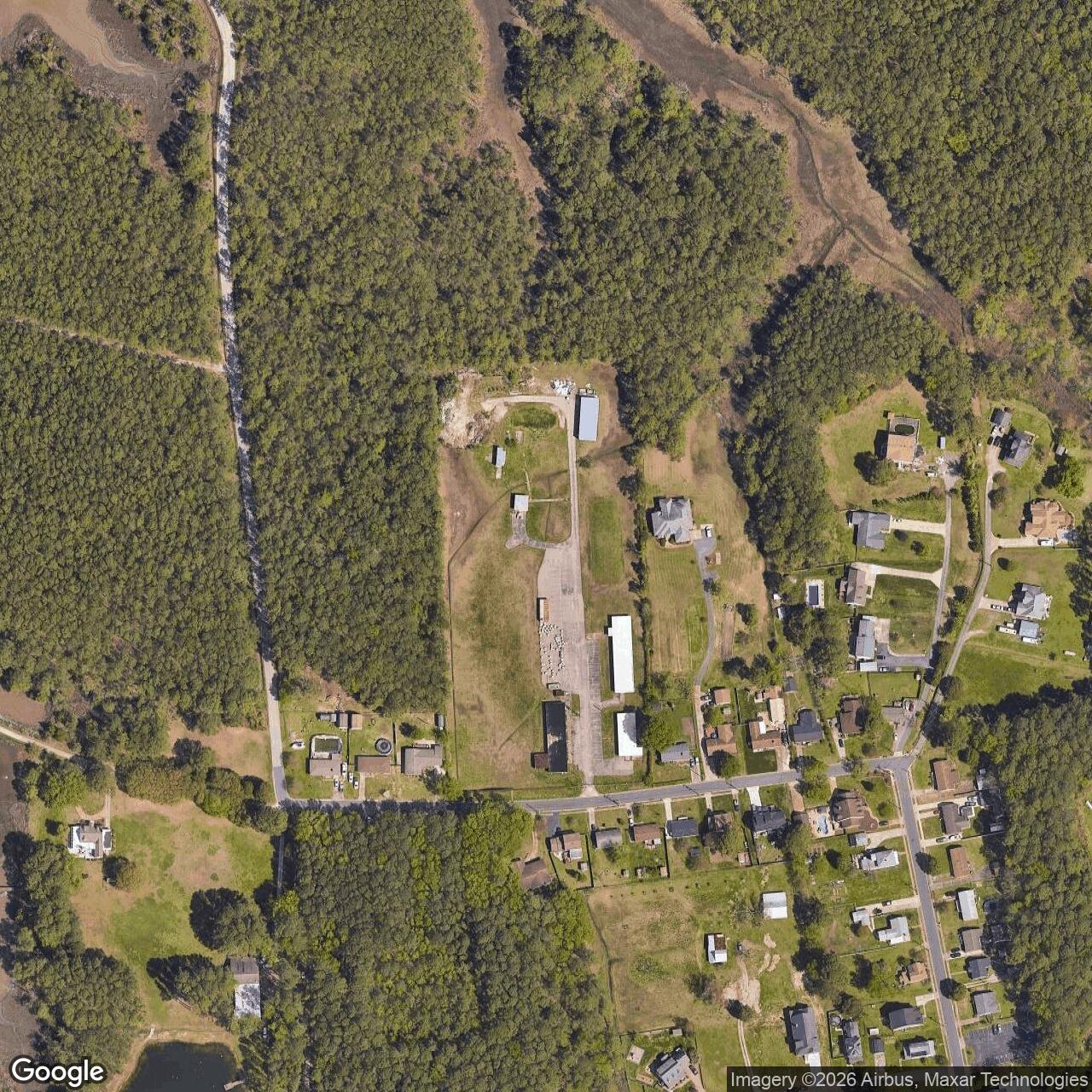 Current Google Satellite Image of Nike Site N-02C, Virginia