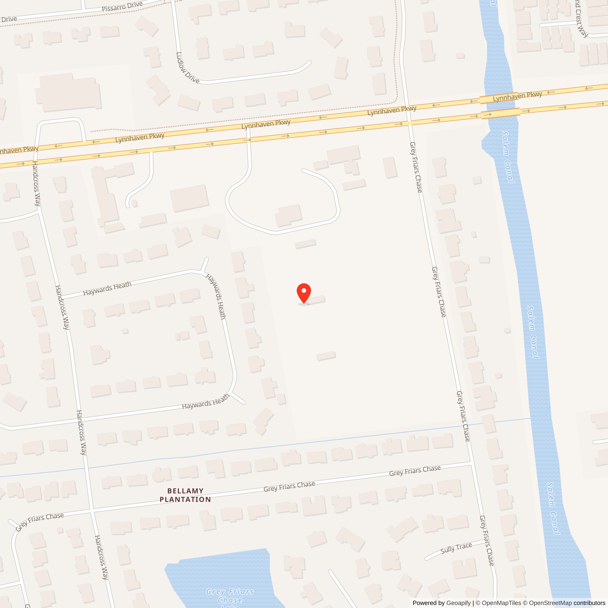 Map showing location of Nike Site N-36L, Virginia