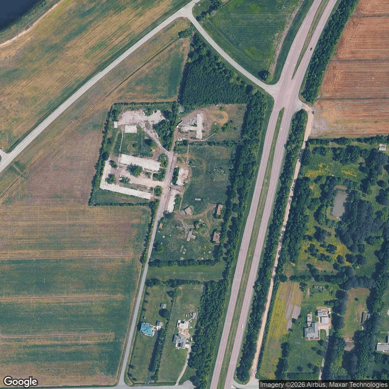 Current Google Satellite Image of Nike Site N-52C, Virginia
