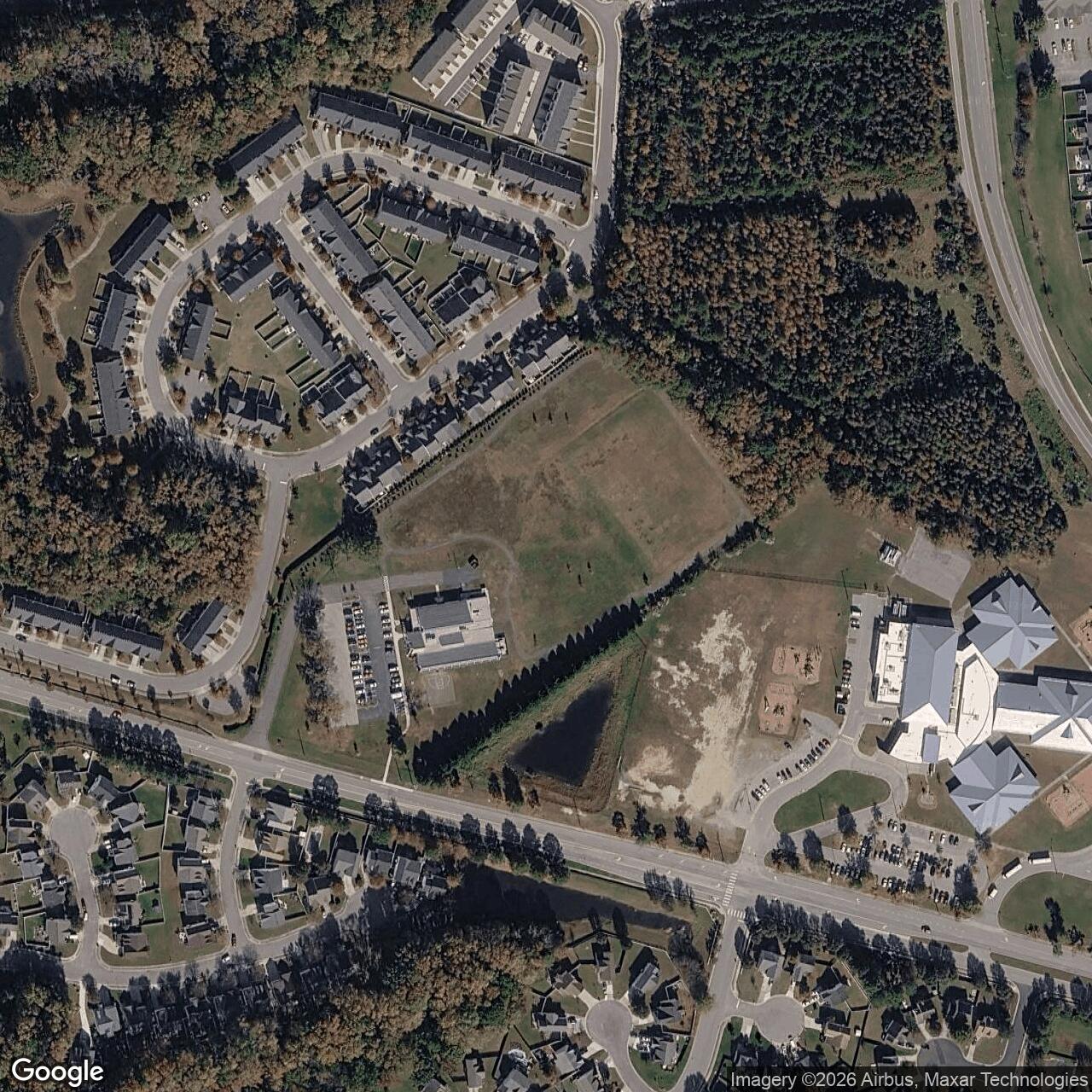 Current Google Satellite Image of Nike Site N-63C, Virginia