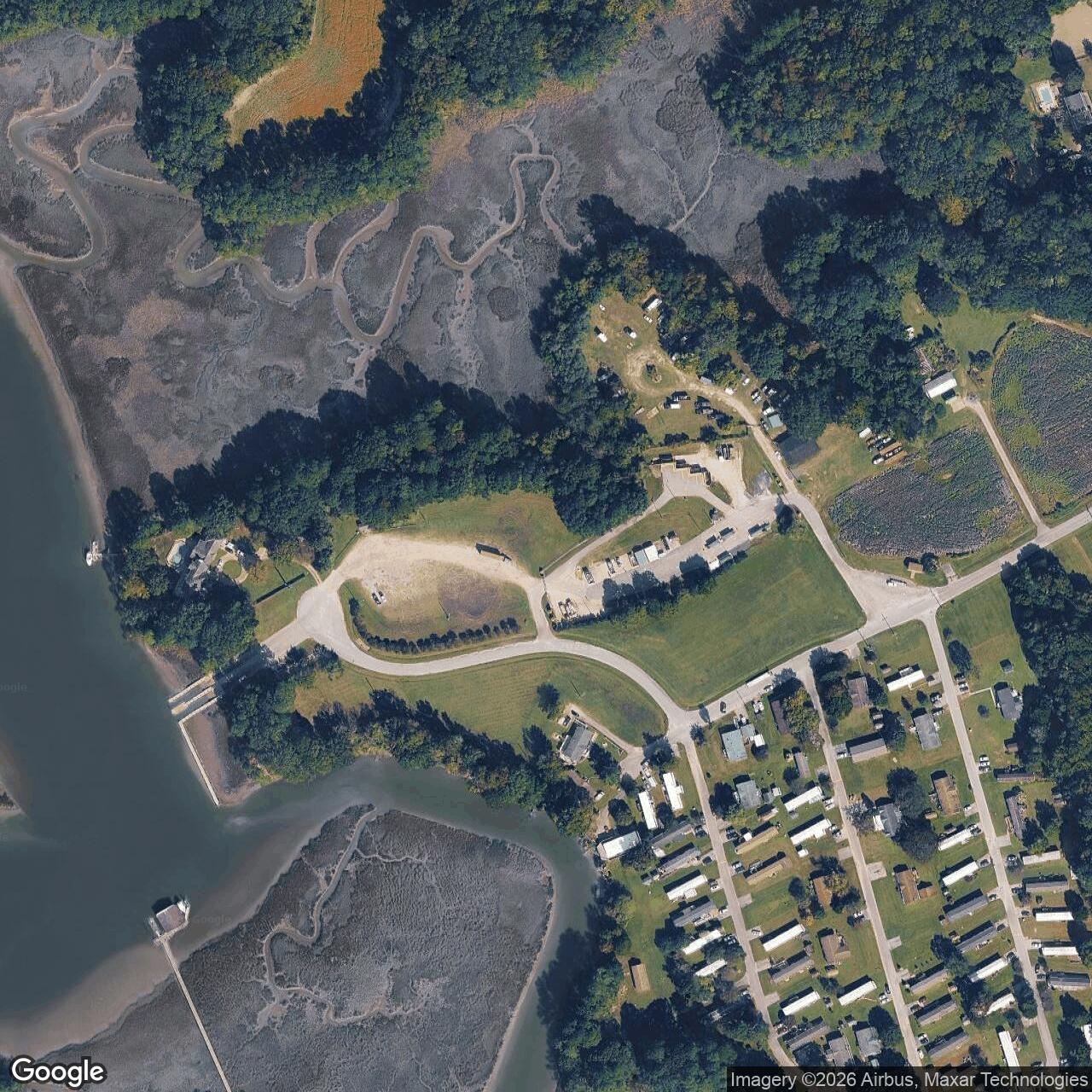 Current Google Satellite Image of Nike Site N-75C, Virginia