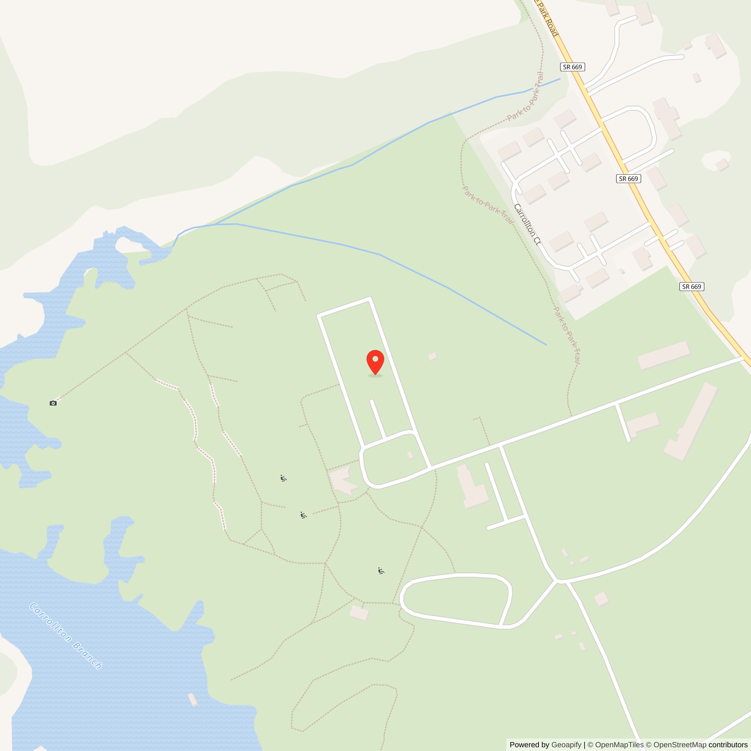 Map showing location of Nike Site N-75L, Virginia