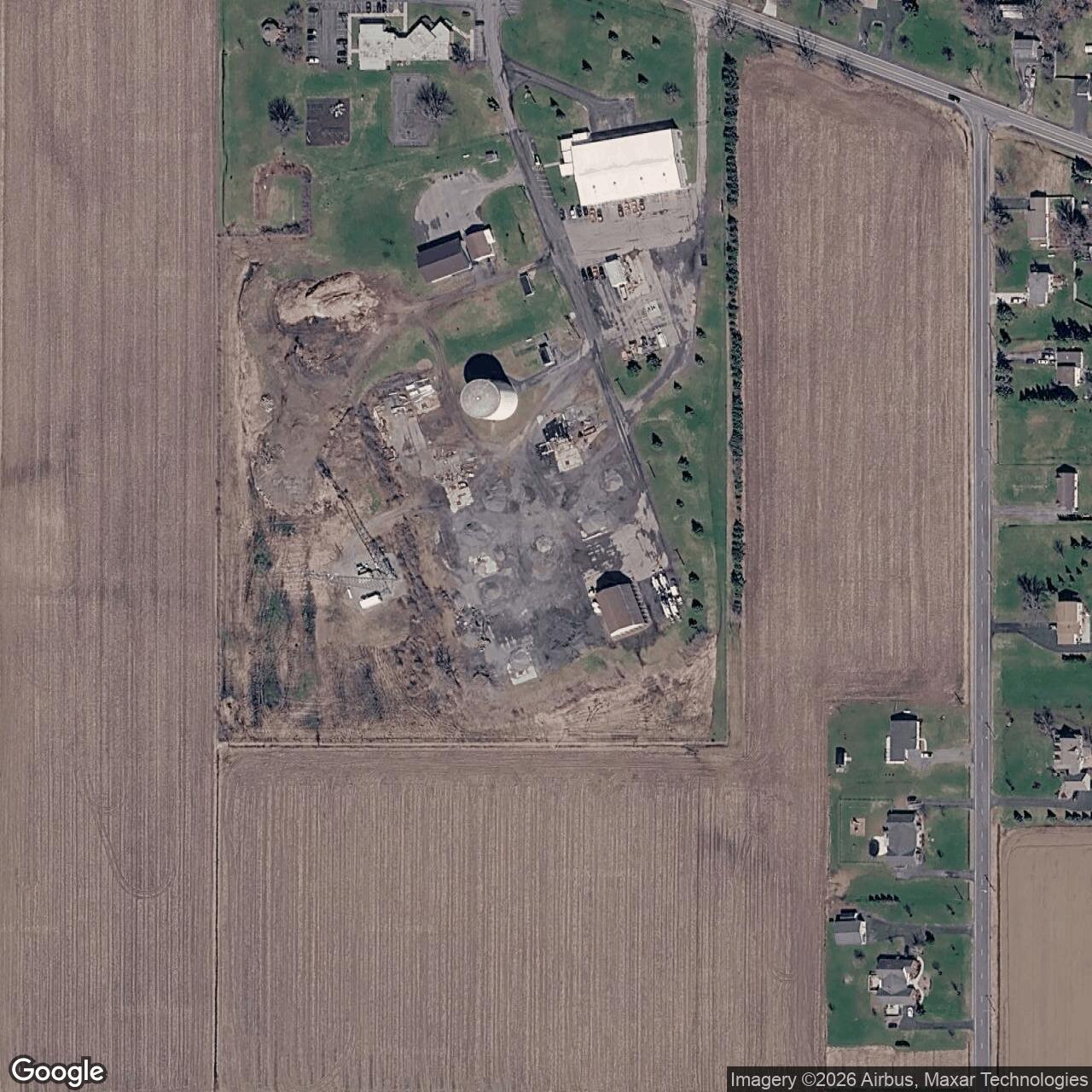 Current Google Satellite Image of Nike Site NF-16 Launch Area, New York