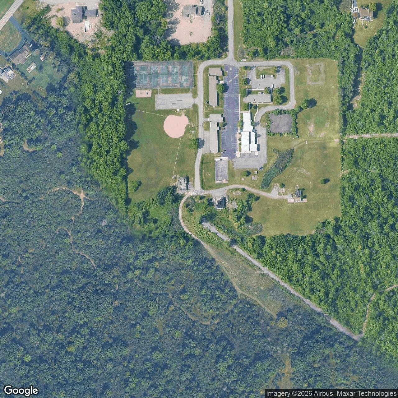 Current Google Satellite Image of Nike Site NF-41 / NF-74/75 IFC Area, New York