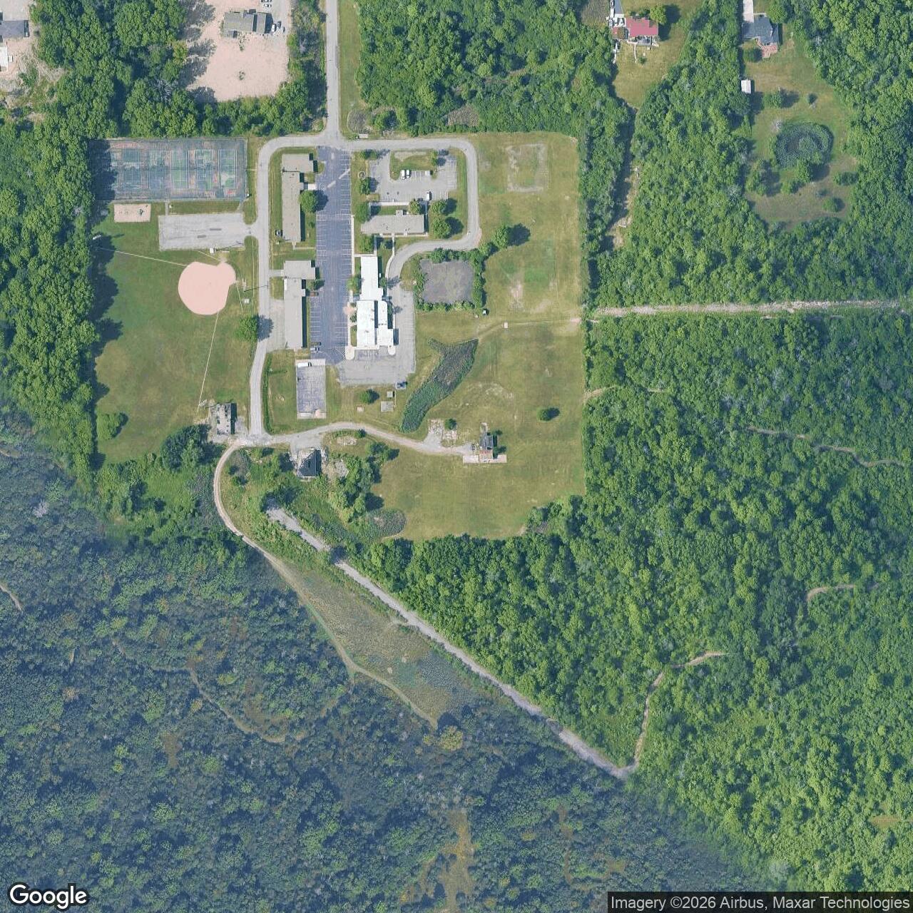 Current Google Satellite Image of Nike Site NF-75 IFC #2 (legacy Grand Island), New York