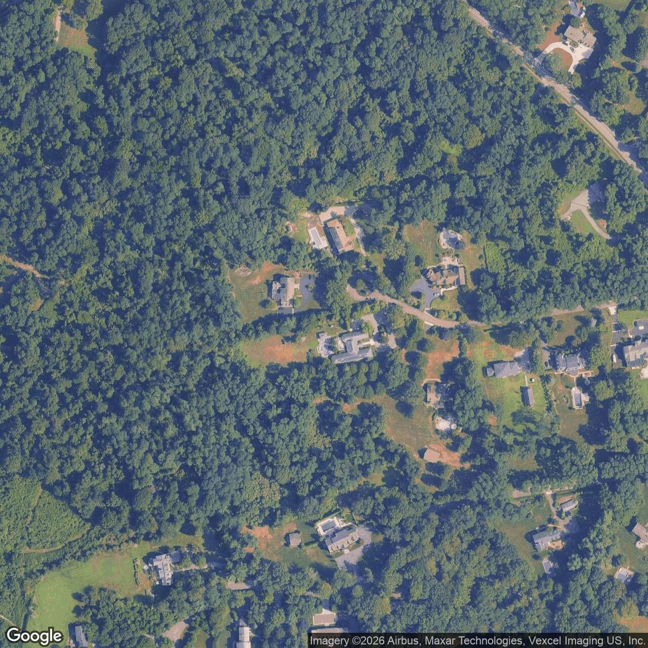 Current Google Satellite Image of Nike Site NY-20L, New York