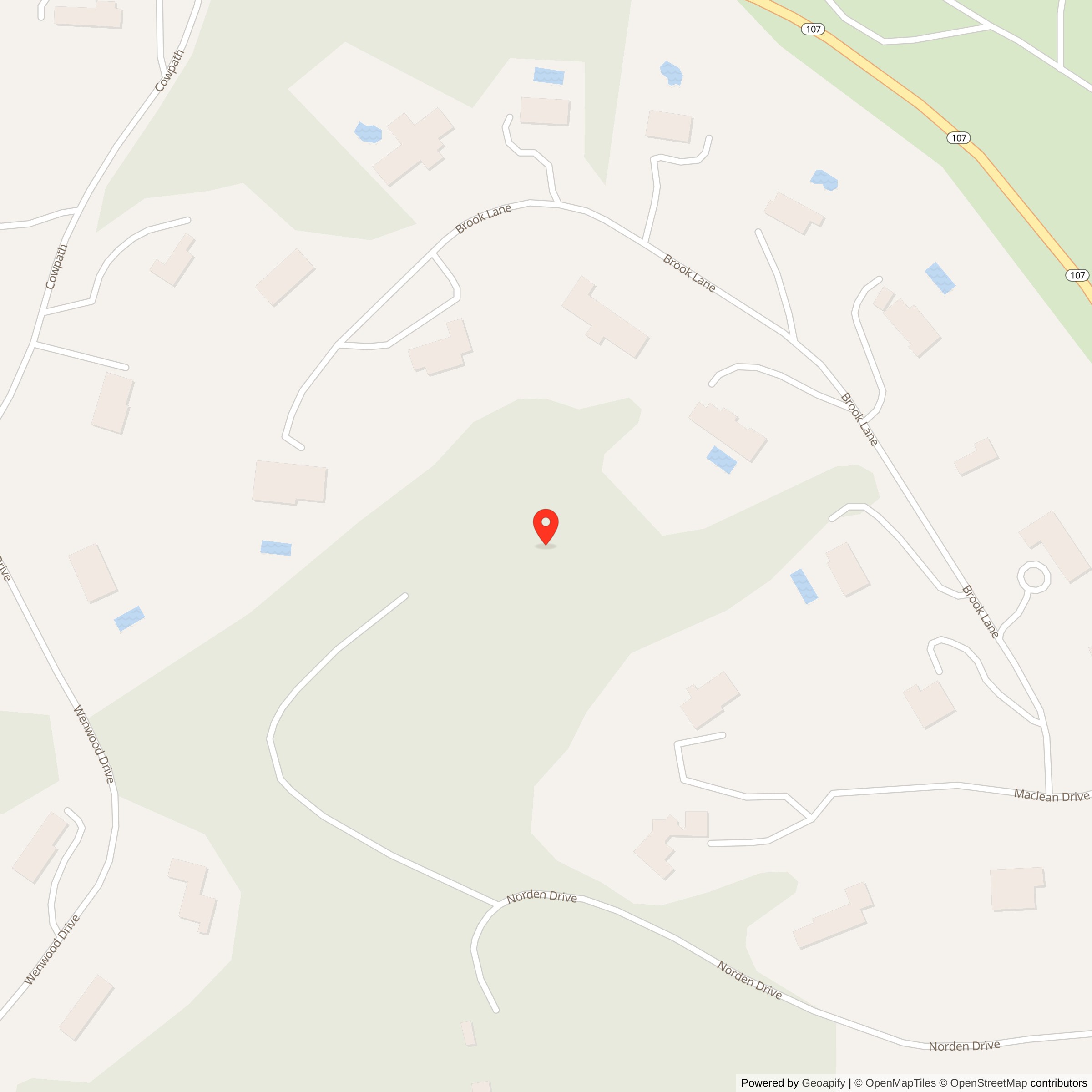 Map showing location of Nike Site NY-23C, New York