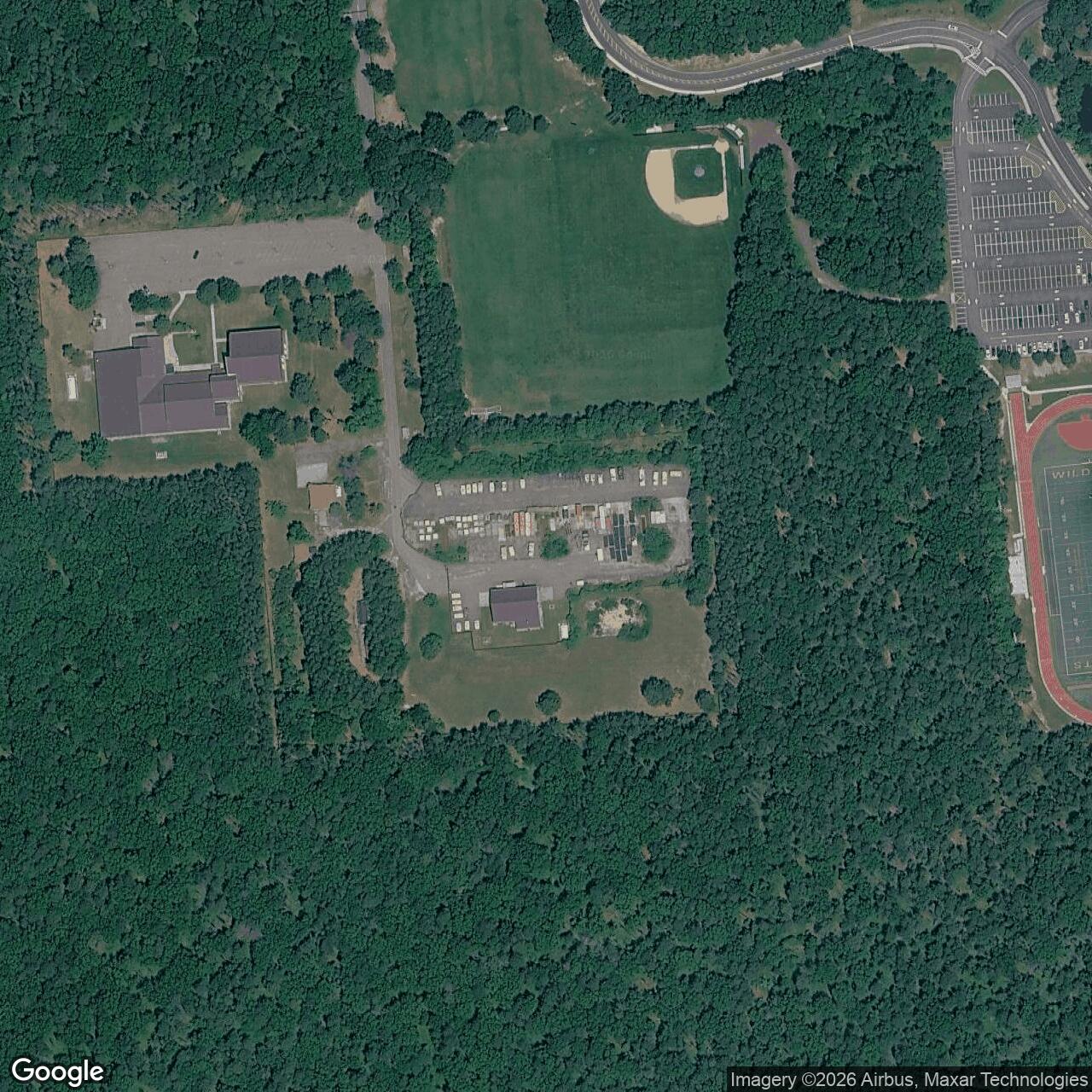 Current Google Satellite Image of Nike Site NY-25L, New York
