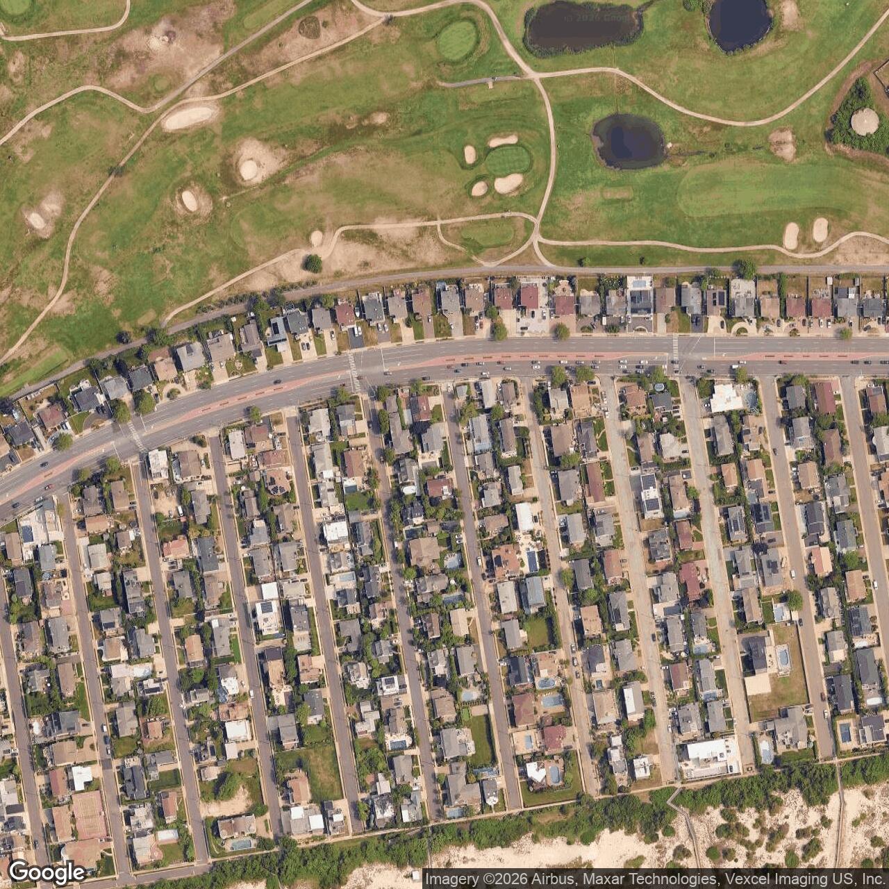 Current Google Satellite Image of Nike Missile Site NY-29/30 IFC, Lido Beach New York