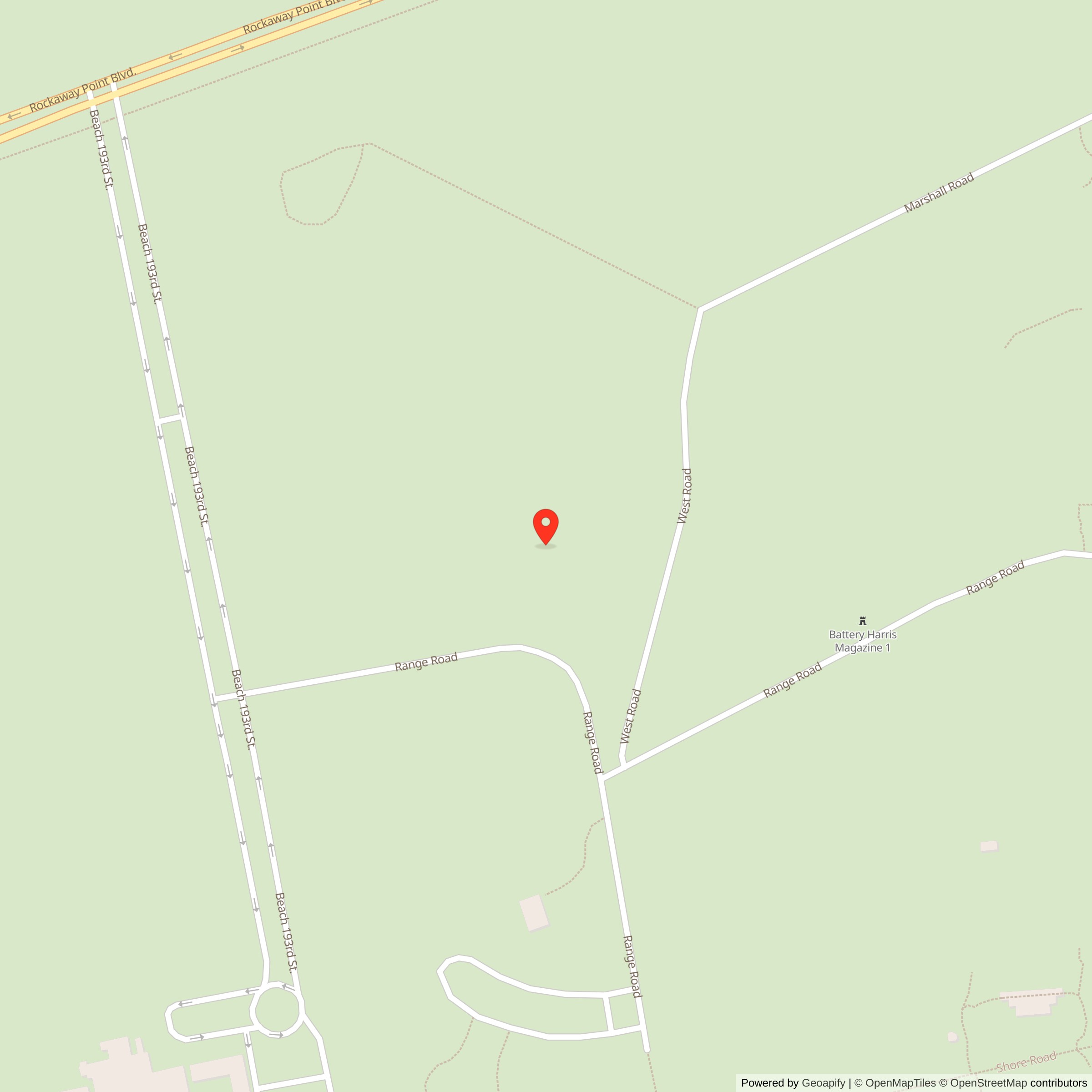 Map showing location of Nike Site NY-49C1, New York