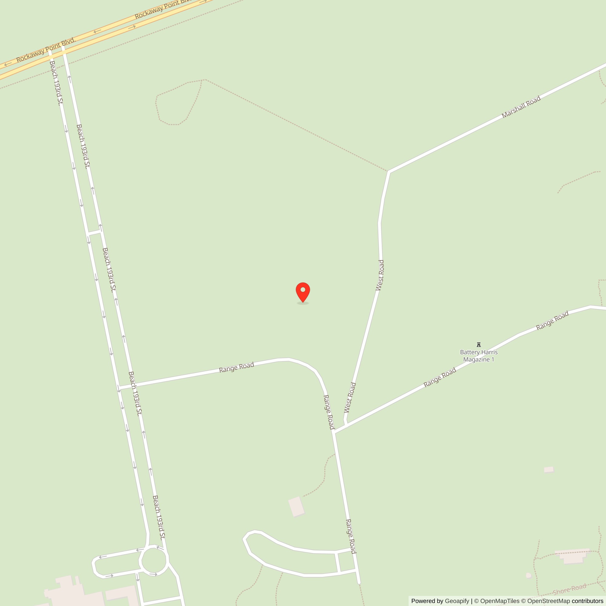 Map showing location of Nike Site NY-49C2, New York