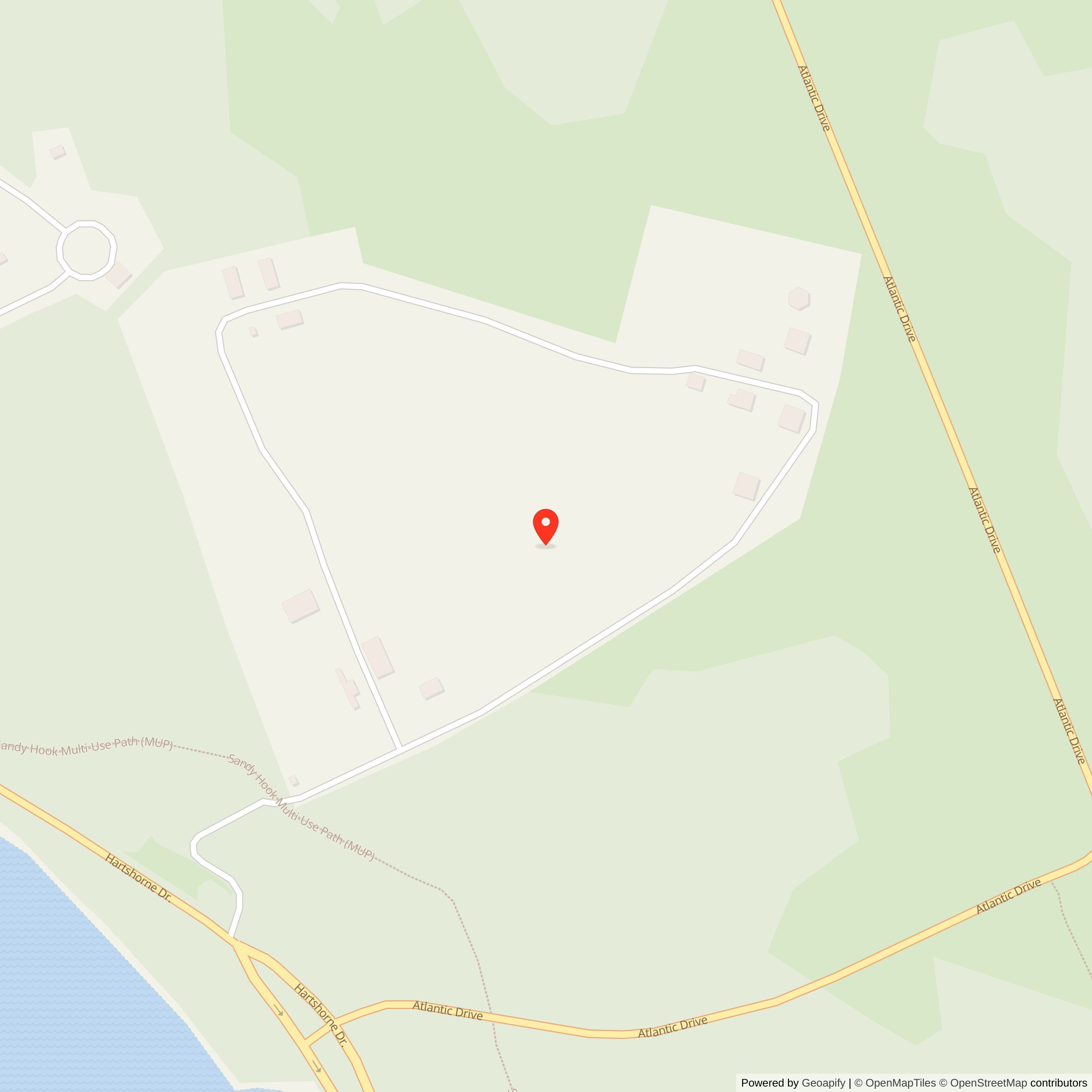 Map showing location of Nike Site NY-56C1, New York