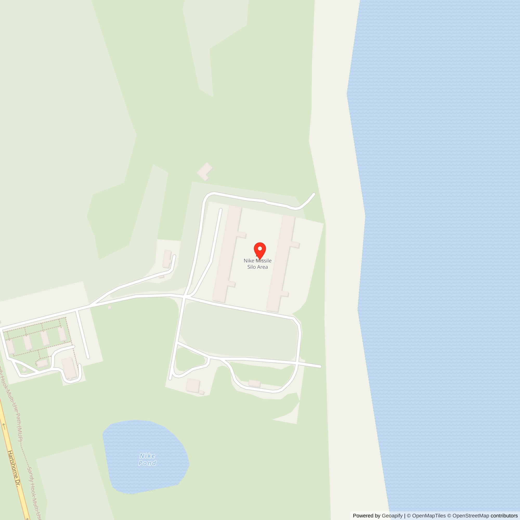 Map showing location of Nike Site NY-56L, New York