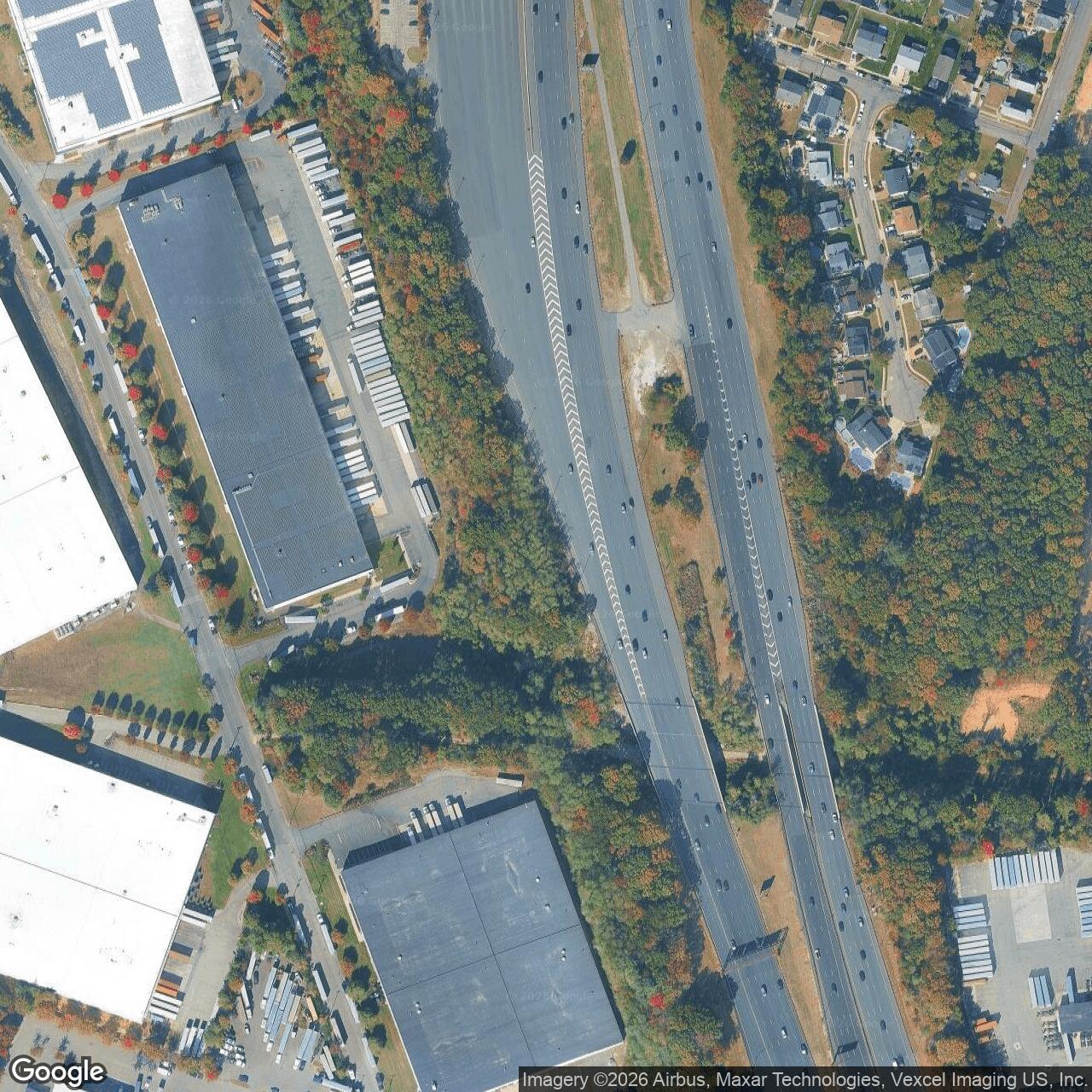 Current Google Satellite Image of Nike Site NY-58/60C, New York