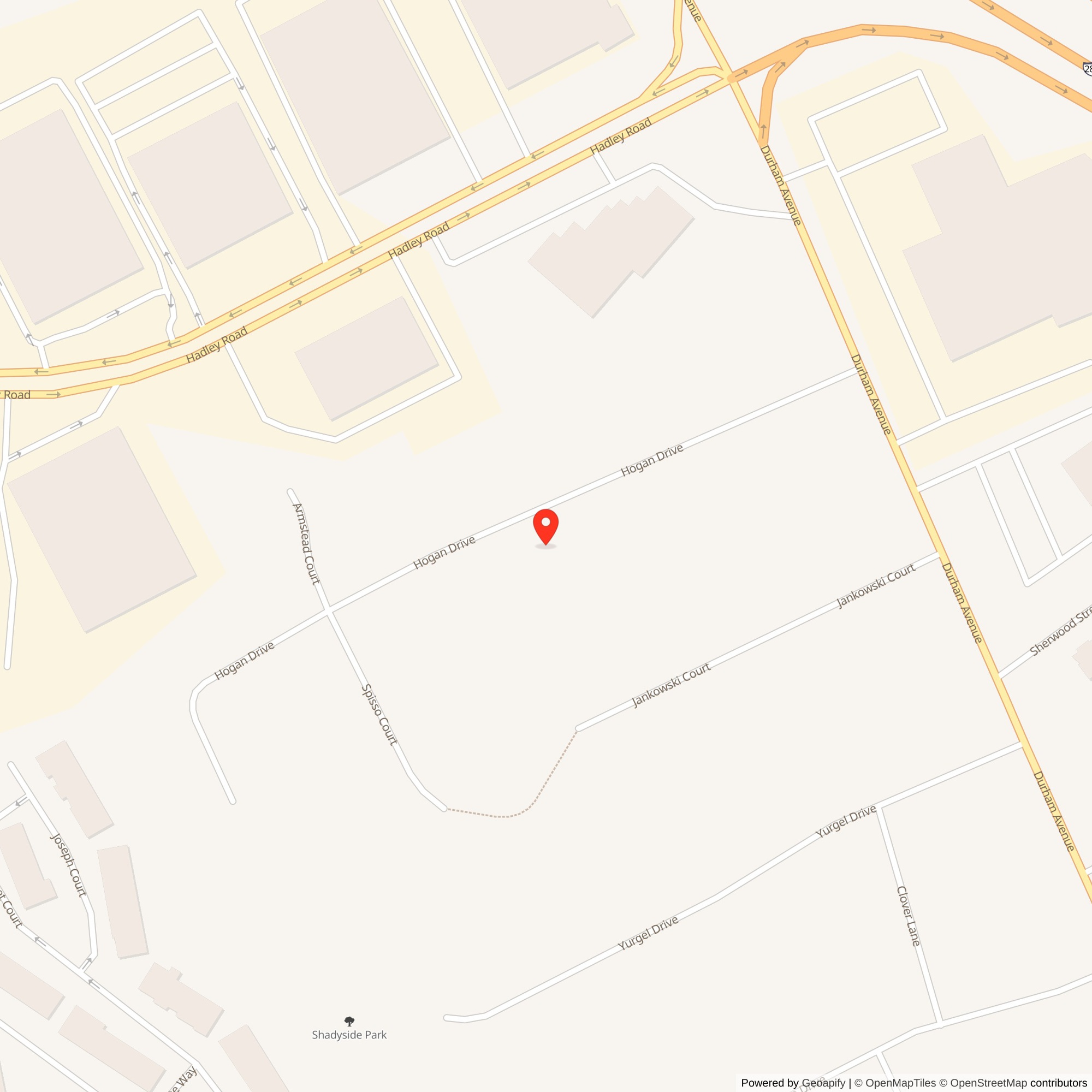 Map showing location of Nike Site NY-65C, New Jersey