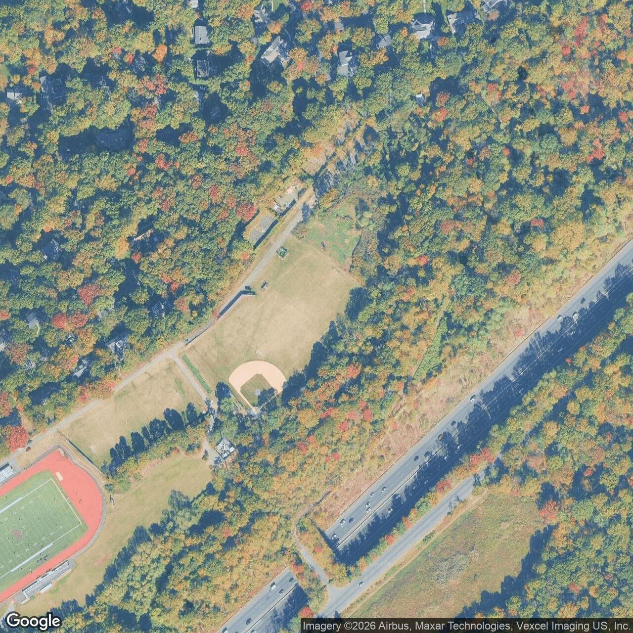 Current Google Satellite Image of Nike Site NY-73C, New York
