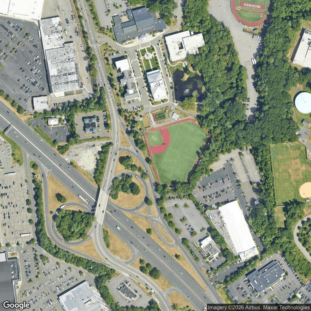 Current Google Satellite Image of Nike Site NY-93/94C, New York