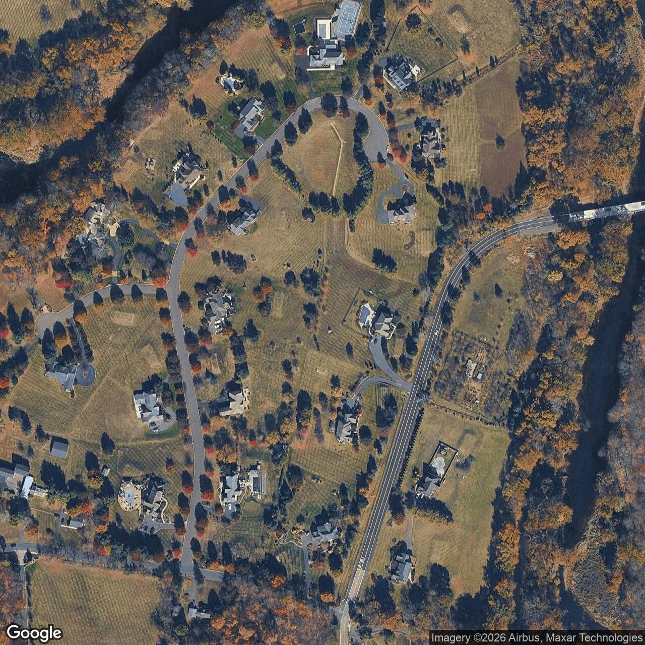 Current Google Satellite Image of Nike Site PH-07C, Pennsylvania