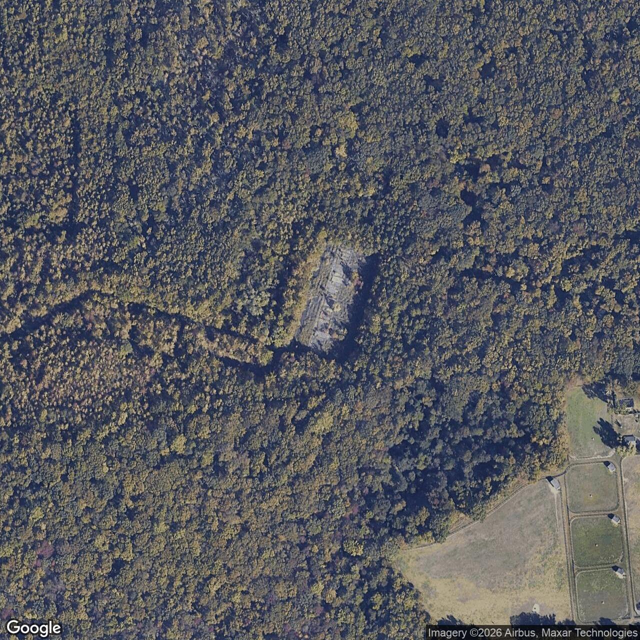 Current Google Satellite Image of Nike Site PH-32L, New Jersey