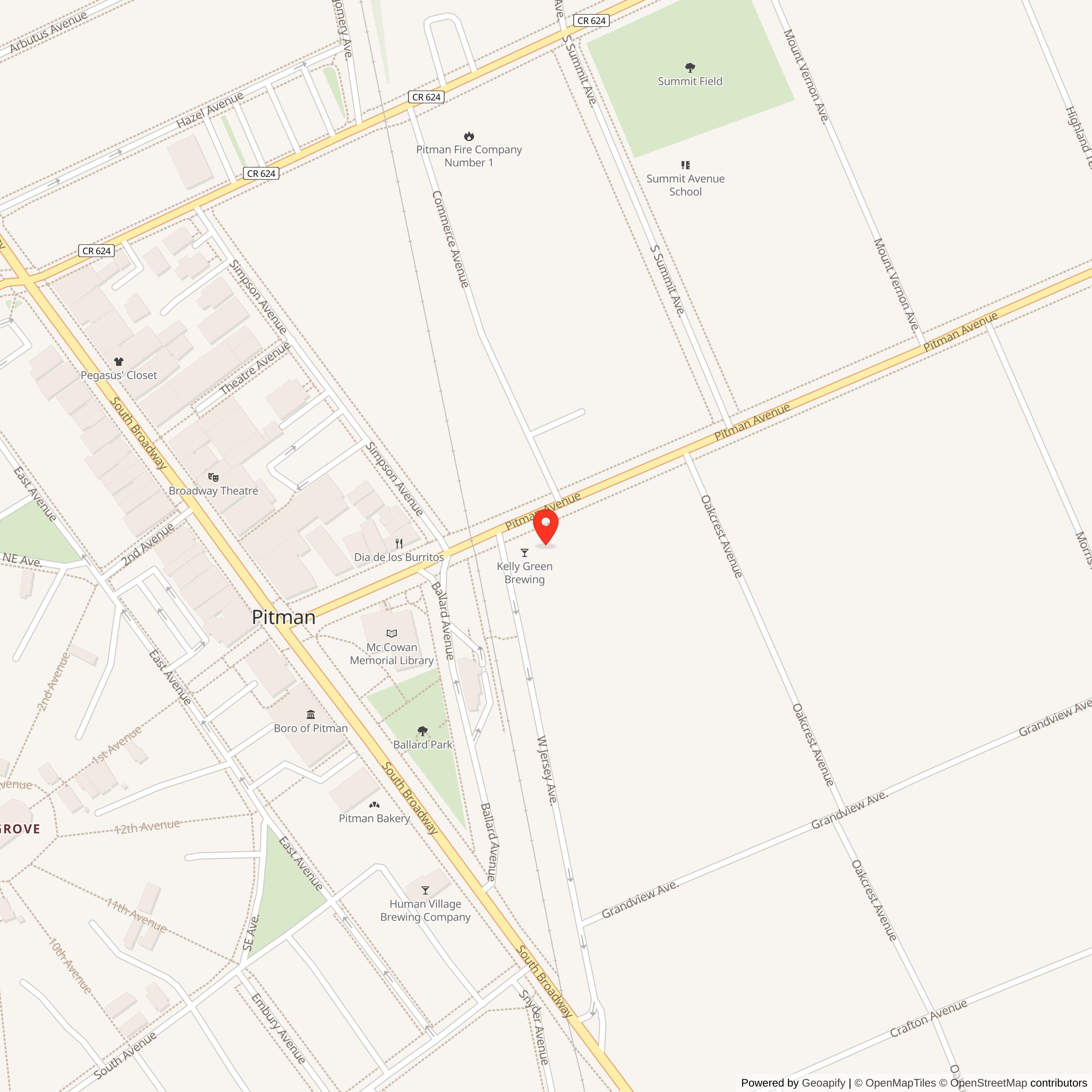 Map showing location of Nike Site PH-49C, New Jersey