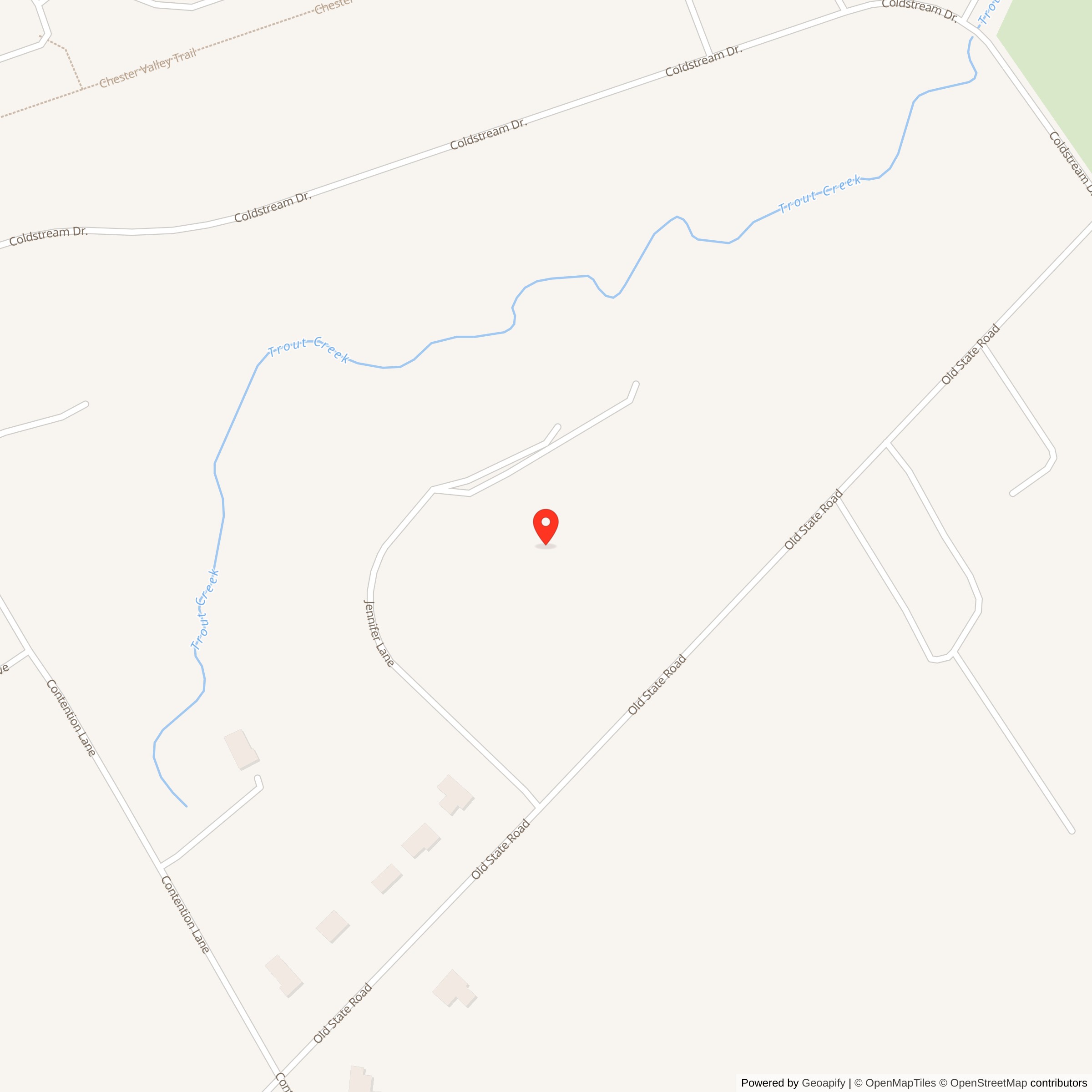 Map showing location of Nike Site PH-82L, Pennsylvania