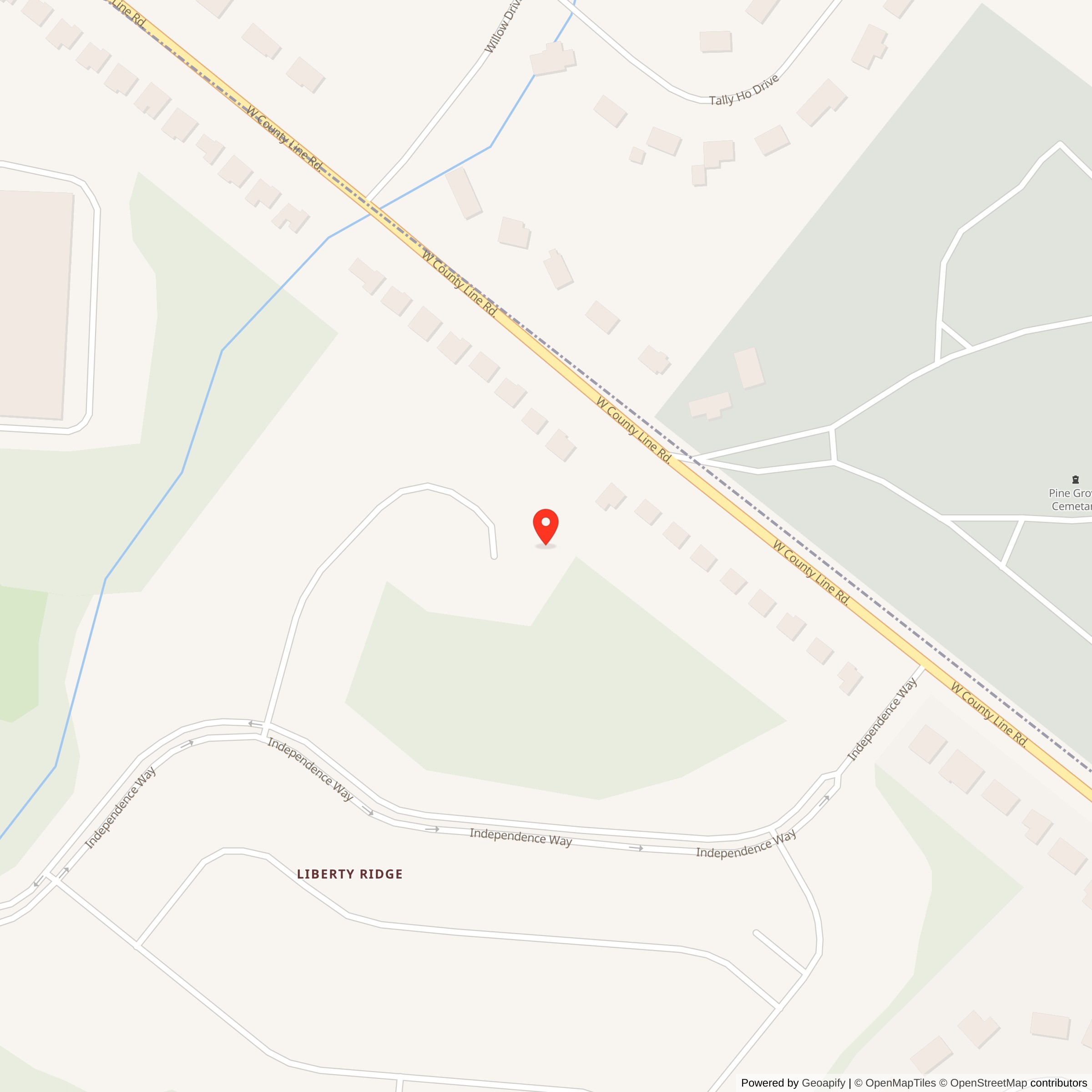 Map showing location of Nike Site PH-99L, Pennsylvania