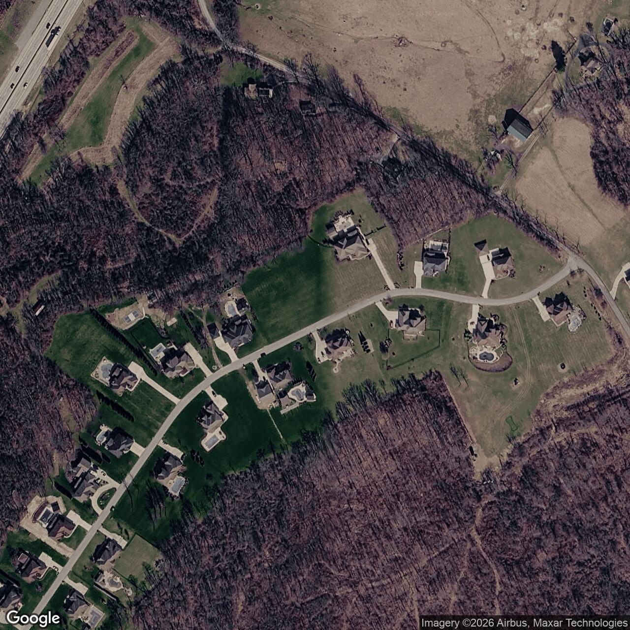 Current Google Satellite Image of Nike Site PI-36L, Pennsylvania