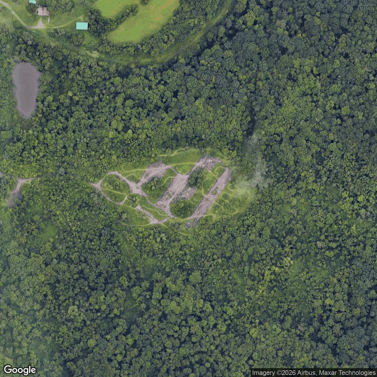 Current Google Satellite Image of Nike Site PI-71L, Pennsylvania