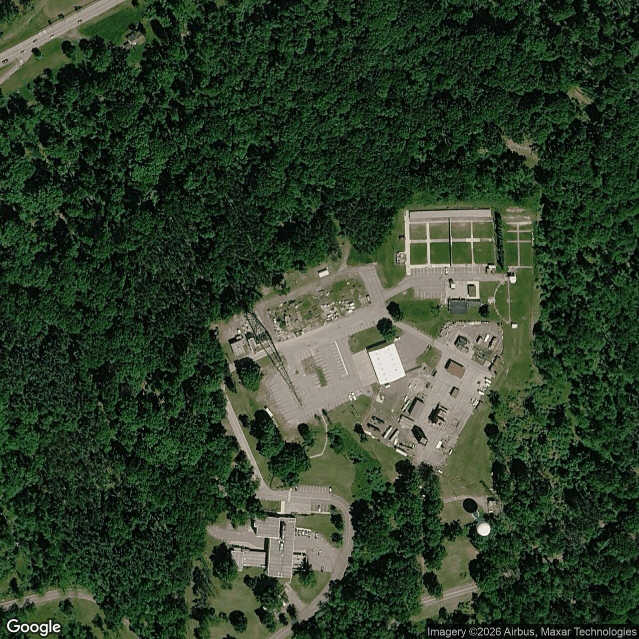 Current Google Satellite Image of Nike Site PI-92L, Pennsylvania