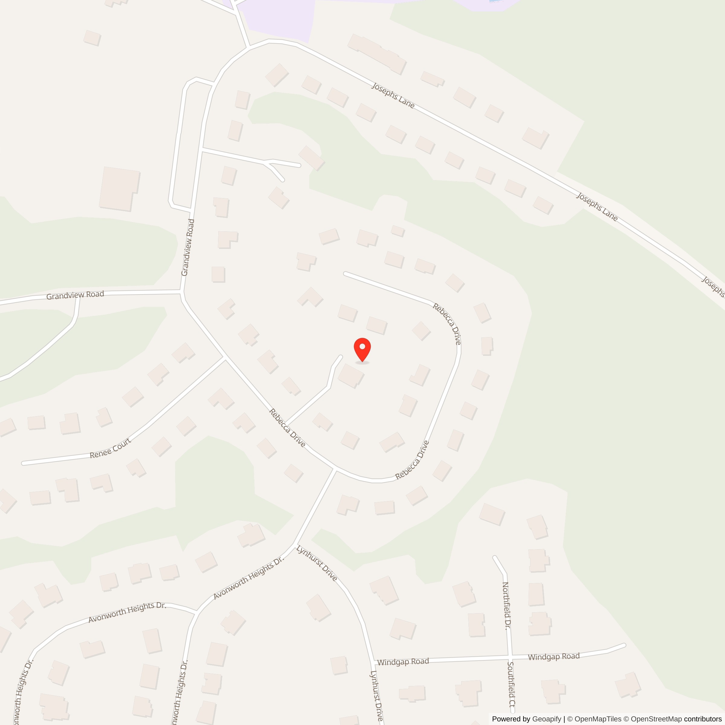 Map showing location of Nike Site PI-93L, Pennsylvania