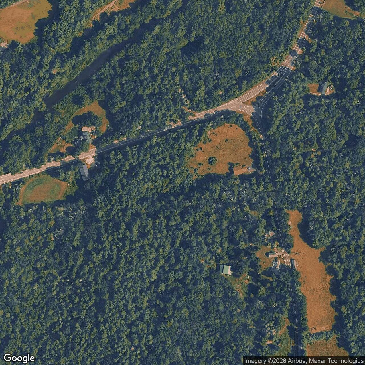Current Google Satellite Image of Nike Site PR-79C, Rhode Island