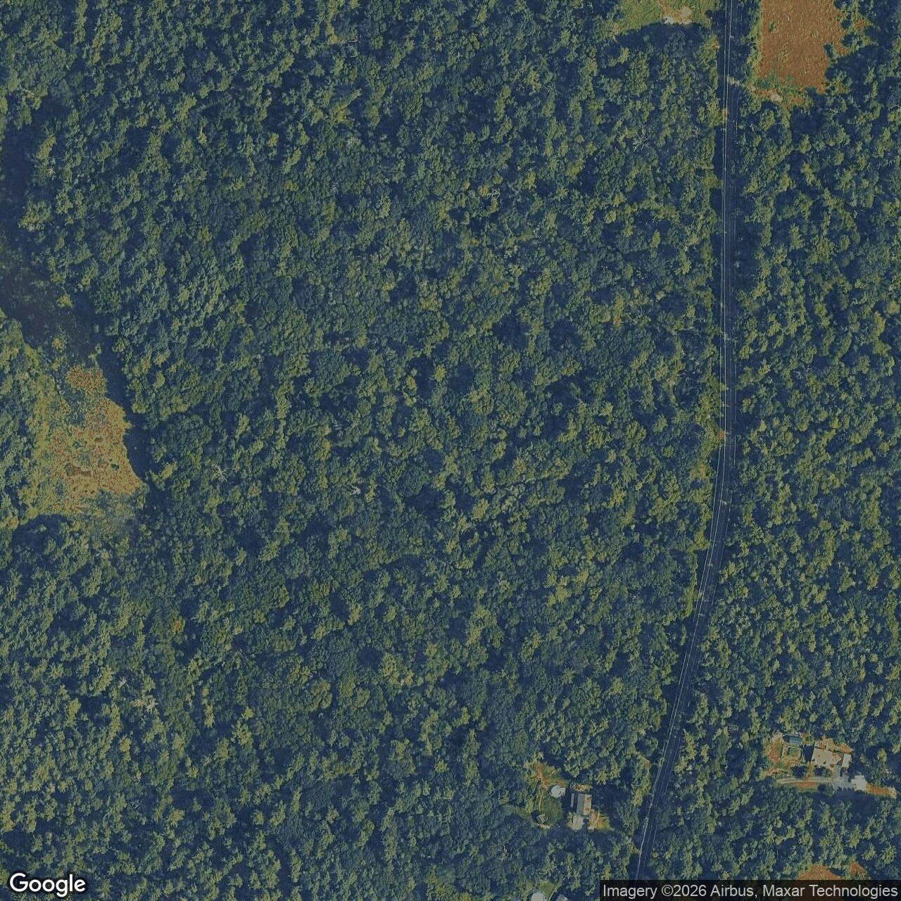 Current Google Satellite Image of Nike Site PR-79L, Rhode Island