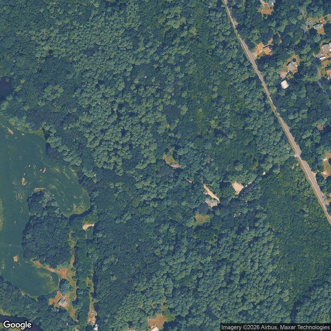 Current Google Satellite Image of Nike Site PR-99C, Rhode Island
