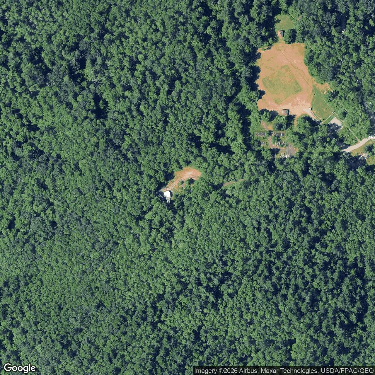 Current Google Satellite Image of Nike Missile Site S-20 IFC, Washington