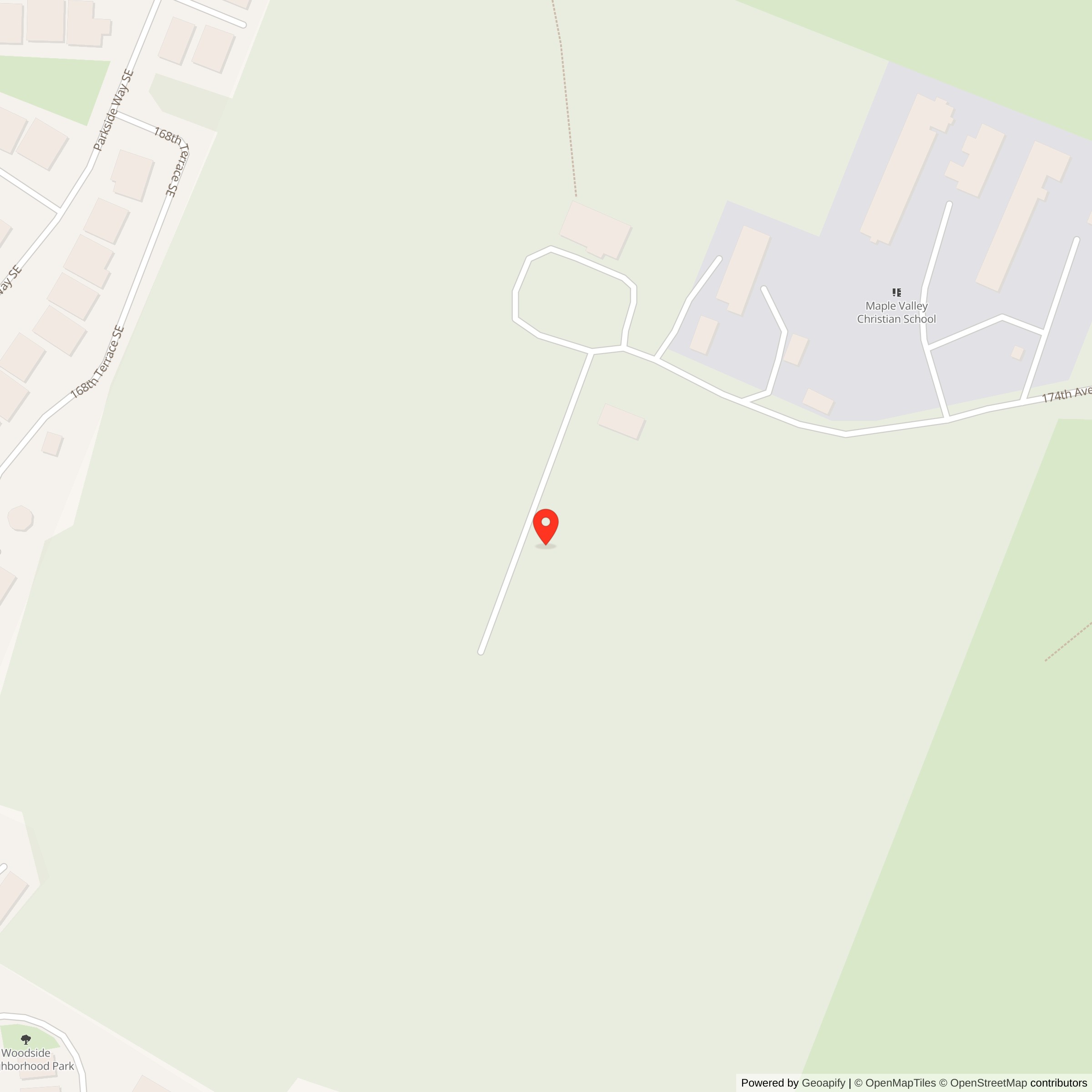 Map showing location of Nike Missile Site S-32/33 Launcher (shared/double), Washington