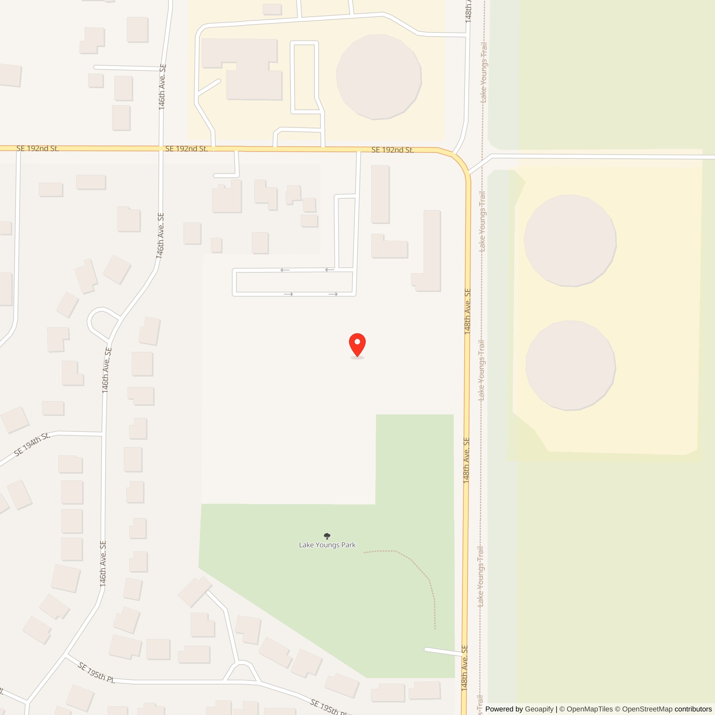 Map showing location of Nike Missile Site S-33 IFC, Washington