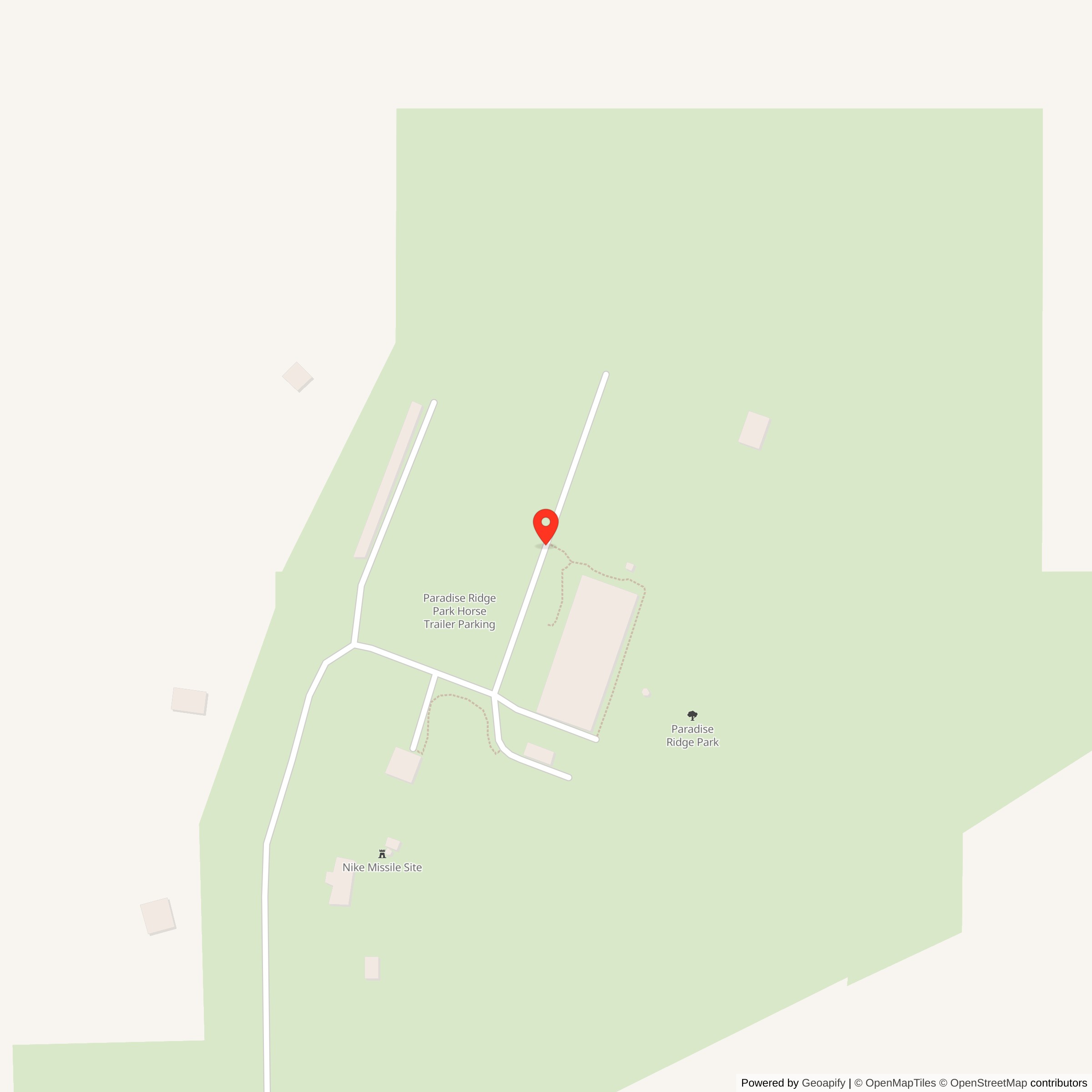 Map showing location of Nike Missile Site S-61 Launcher, Washington