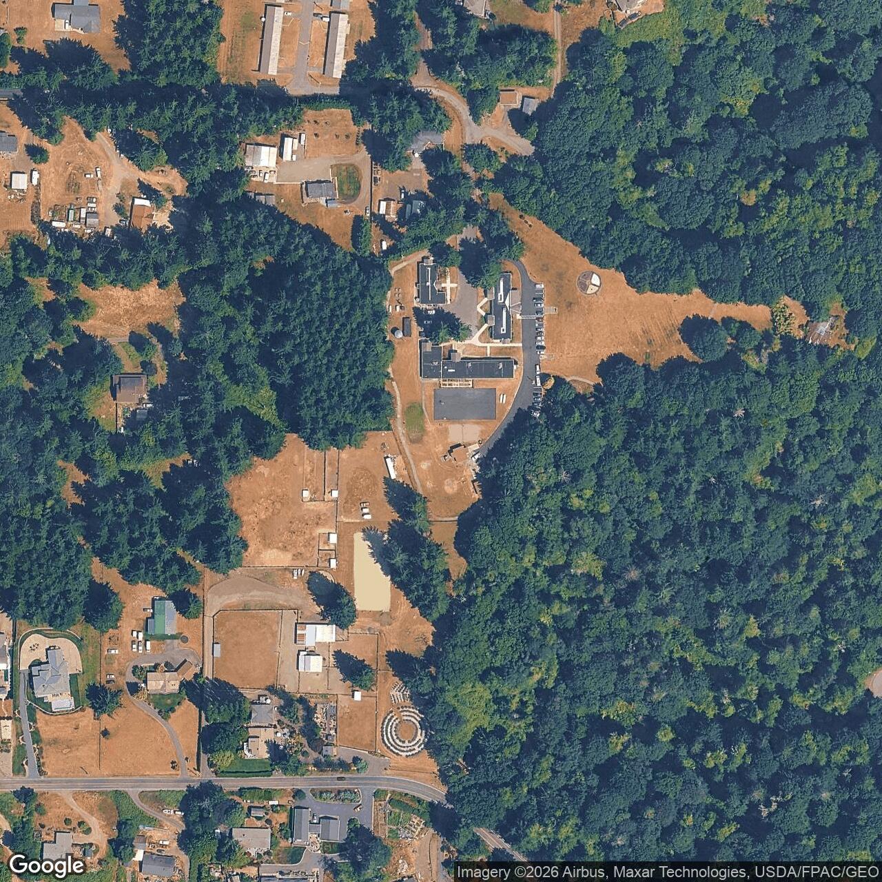 Current Google Satellite Image of Nike Missile Site S-62 IFC, Washington